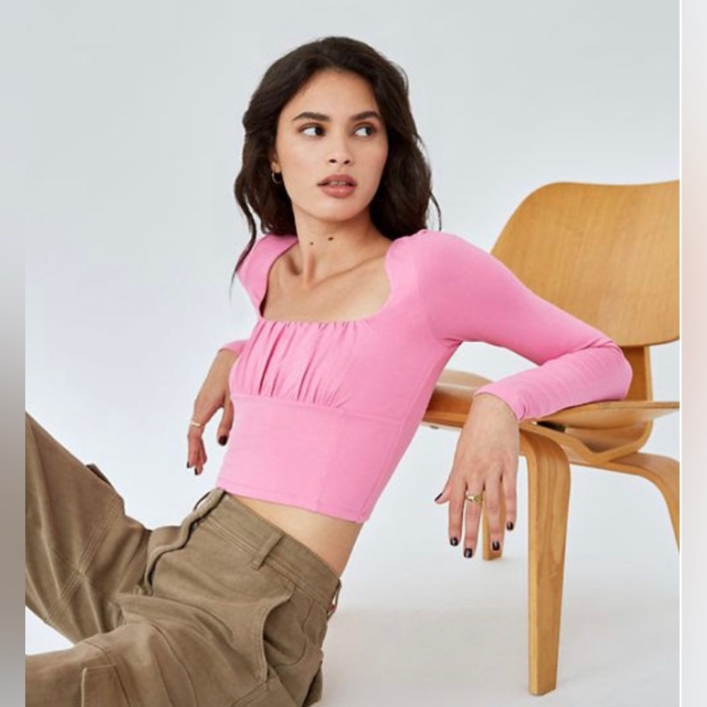 Wilfred Orbit Longsleeve in Bubble Pink 💗